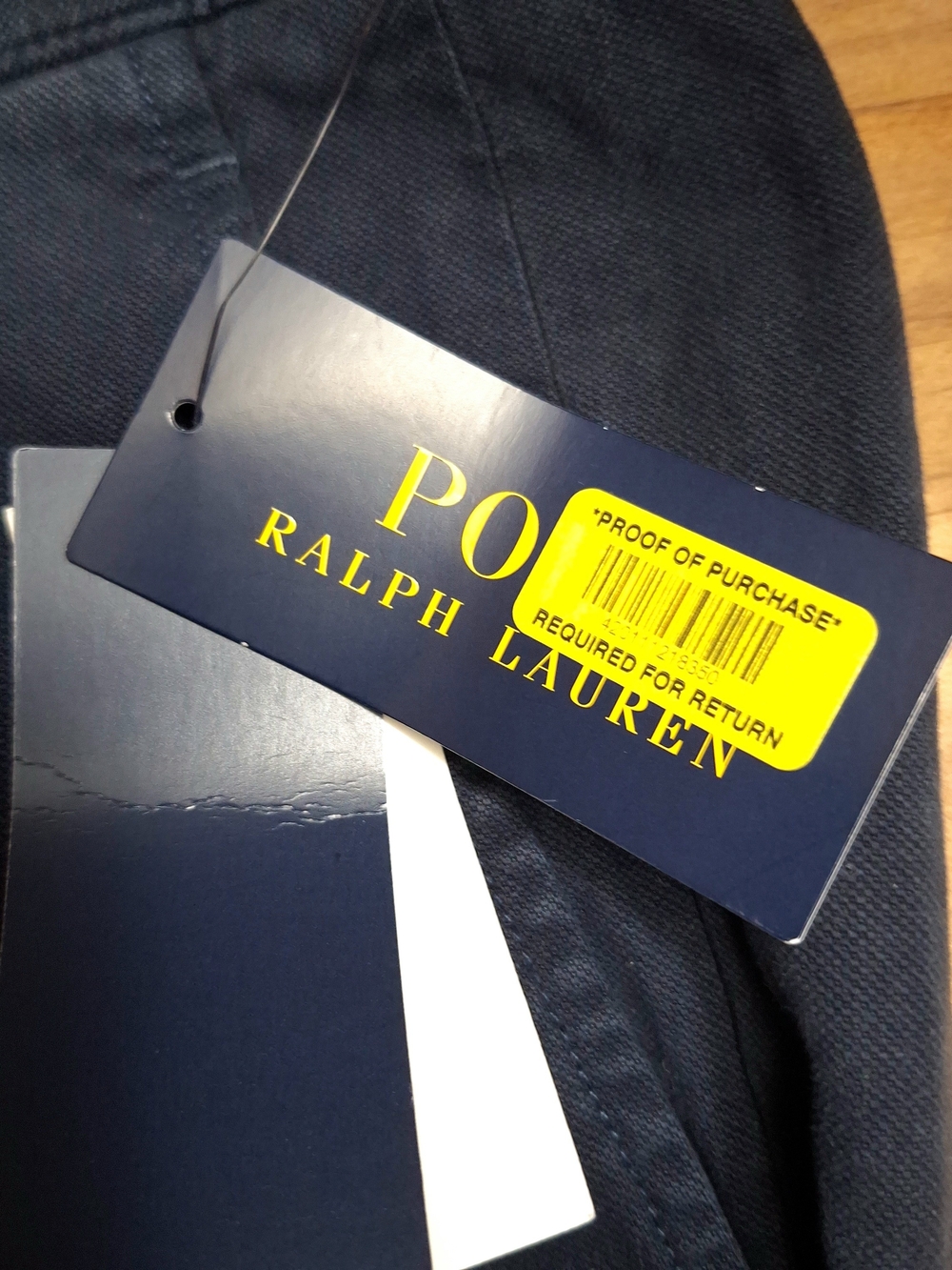 NWT Polo Ralph Lauren Navy Stretch Straight Fit Pants 35/32 - Picture 6 of 10